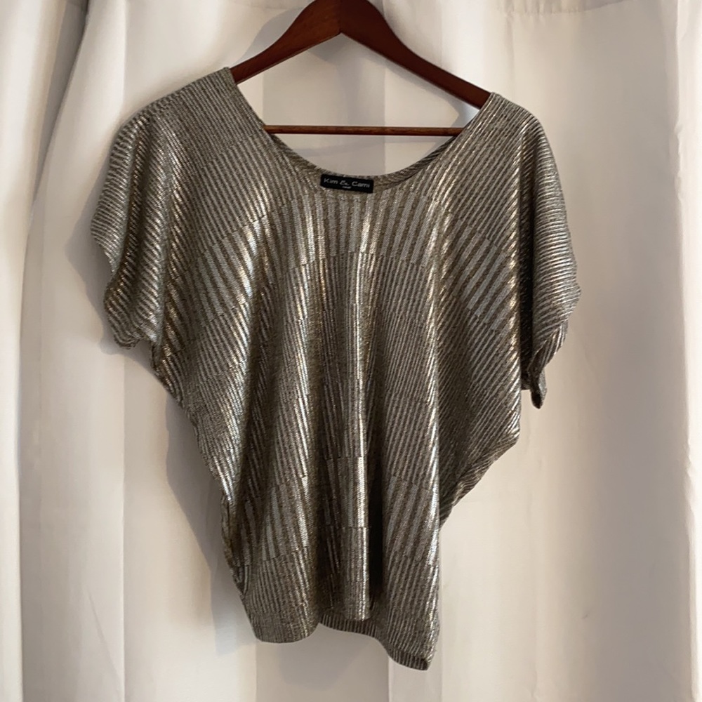 Kim&Cami shiny shirt
